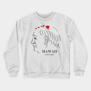 A funny map of Hawaii 4 Crewneck Sweatshirt